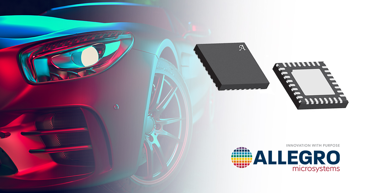 New Allegro LED Drivers Bring High-End Lighting Technology to Mainstream Vehicles, Enhancing Automotive Safety